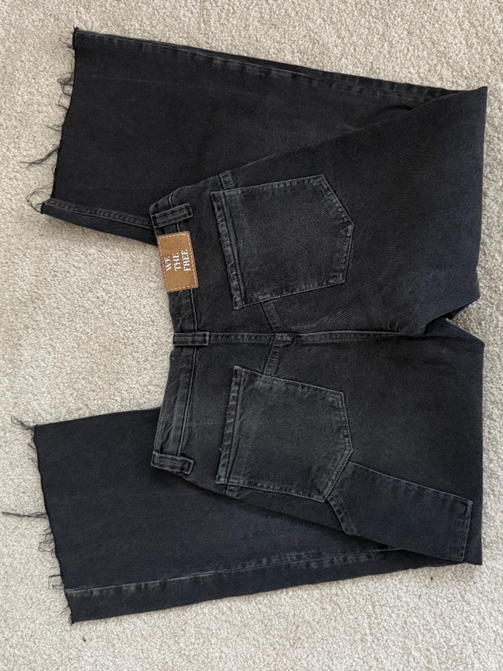 We the Free Black wide leg Jeans size 26